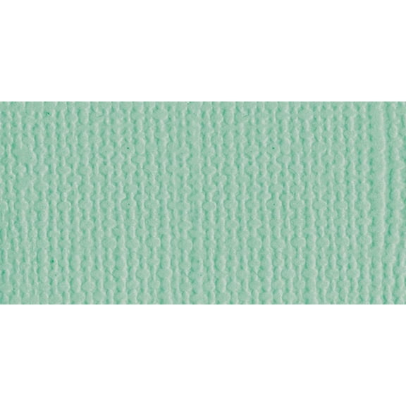 Bazzill Mono Cardstock 12"X12"-Aqua/Canvas