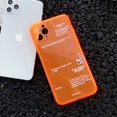 thumbnail image 1 of Funda de teléfono ins Fluorescence Sport marca etiqueta blanca para iPhone 14 13 12 11 Pro X XS MAX XR 7 8Plus funda de silicona suave transparente Capa Tan Jianjun unisex, 1 of 2
