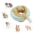 thumbnail image 4 of Cat Toys Cat Plush Tunnel Toy Cat Ear Collapsible Cat Tunnel With Ball For Small Pets Cat Puppy Kitten RabbitHeart Ear Style, 4 of 8