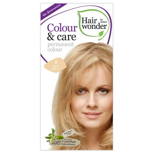 Hair Wonder Color & Care Light Blond 8