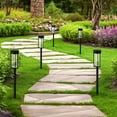 thumbnail image 6 of Solar Pathway Lights Outdoor 6 Pack, Landscape Path Lights for Walkway, Warm White, 6 of 8