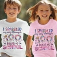 thumbnail image 7 of Toddler T Shirts Kids Summer Unisex 100 Days of School Print Celebration Short Sleeve T Shirts Boys Shirts White 6 Years-7 Years, 7 of 7