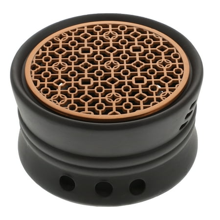 

1Pc Japanese Style Ceramic Teapot Warmer Household Tea Heating Tool (Black)