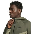 thumbnail image 3 of Men's Nike Sportswear Tech Fleece Olive/Mdm Olive Windrunner FZ Hoodie - XL, 3 of 10
