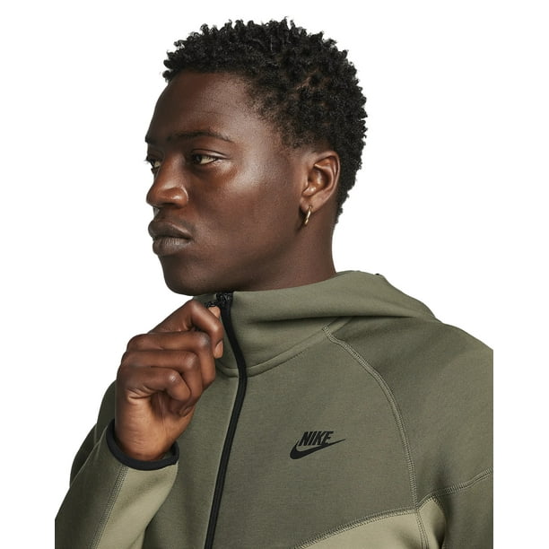 Men's Nike Sportswear Tech Fleece Olive/Mdm Olive Windrunner FZ