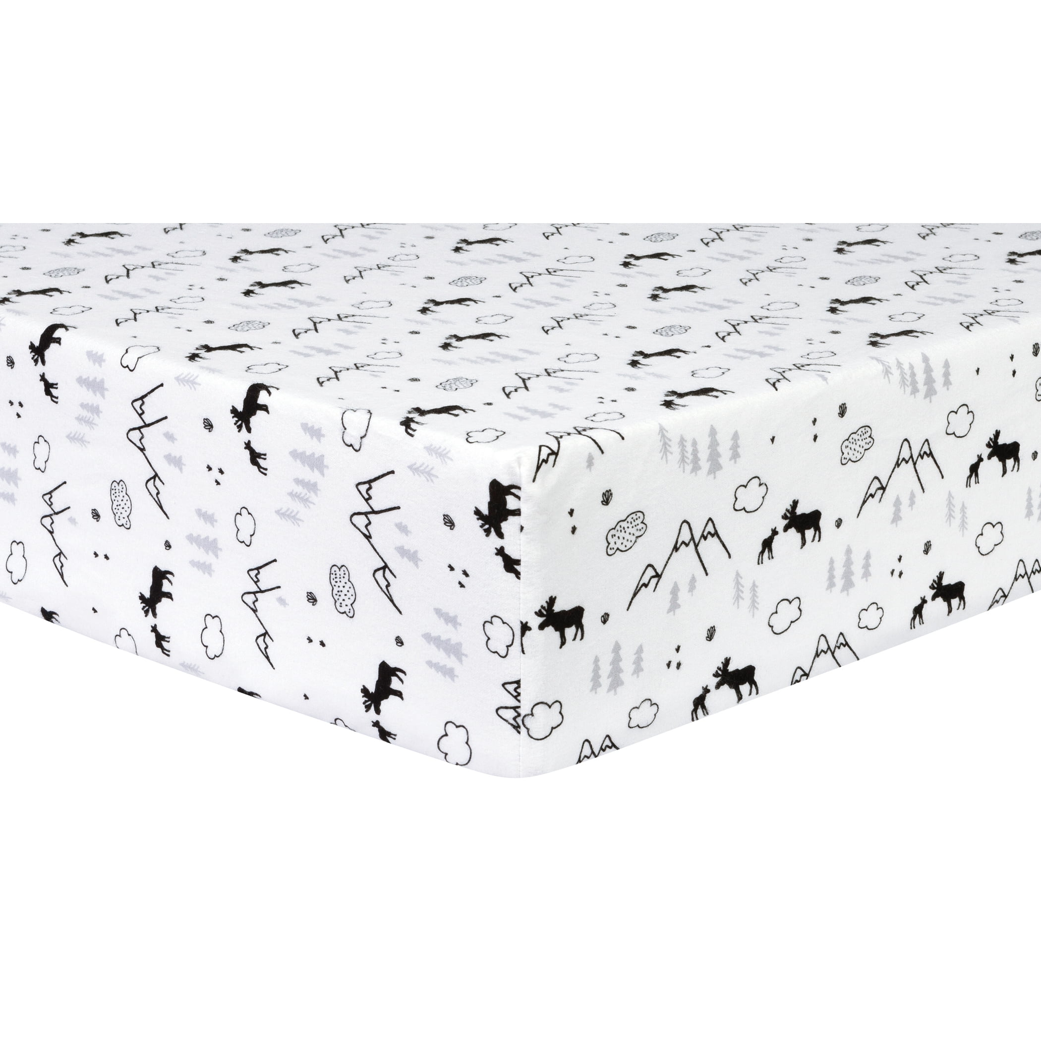 flannel crib sheets walmart