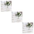 thumbnail image 1 of maskred 1/2/3/5 Plastic Simulation Flower Handmade Artificial Flower Handicraft Decorative Accessory No.01 3PCS, 1 of 6