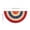 A, variant on illuminated fan flag for Balconies, Independence Day Bunting Featuring 70.9x35.4 Inch Polyester, led semi-circular flag