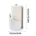 thumbnail image 3 of Cinvoph Wooden Desktop Paper Towel Holder, Freestanding Tissue Dispenser for Kitchen Countertops, Dining Tables and Home Office Use 6.5"x10" White, 3 of 9