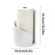 thumbnail image 3 of Soporte de madera natural para toallas de papel de sobremesa: soporte de hierro resistente con base redonda, fácil de abrir con una sola mano para usar en la cocina o el baño., 3 of 6