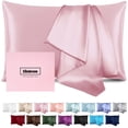 thumbnail image 1 of Funda de Almohada de Seda Casbrove de Seda de Morera Suave y Transpirable Rosa, 1 of 7
