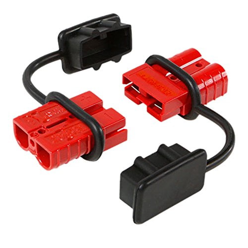 Orion Motor Tech 6-8 Gauge Battery Quick Connect Disconnect Wire Harness Plug Kit for Recovery Winch or Trailer, 12-36V DC, 50A