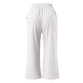 thumbnail image 6 of AOMPMSDX Pants For Women Pants Loose Casual Wide Elastic Leggings Trousers Waist Women Fashion Women'S Casual Pants White Loose Fit Trousers XXL, 6 of 6