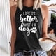 thumbnail image 2 of Camiseta Sin Mangas Para Mujer Sin Mangas Cami Tops Moda Casual Impreso Señoras Cuello Redondo Chaleco Camiseta Odeerbi  ODB157708, 2 of 5