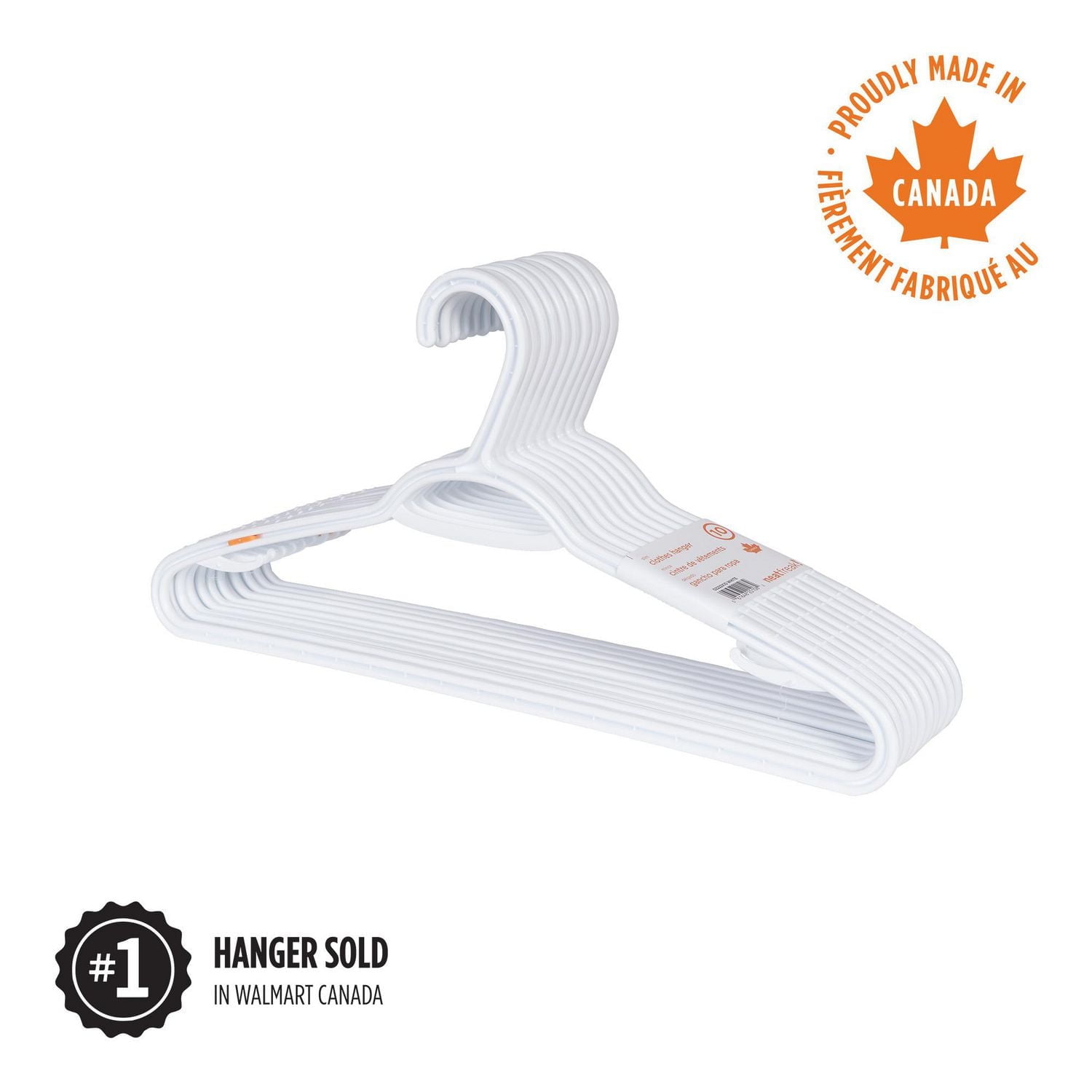 neatfreak!® Plastic Clothes Hanger, Pack of 10, Pack of 10