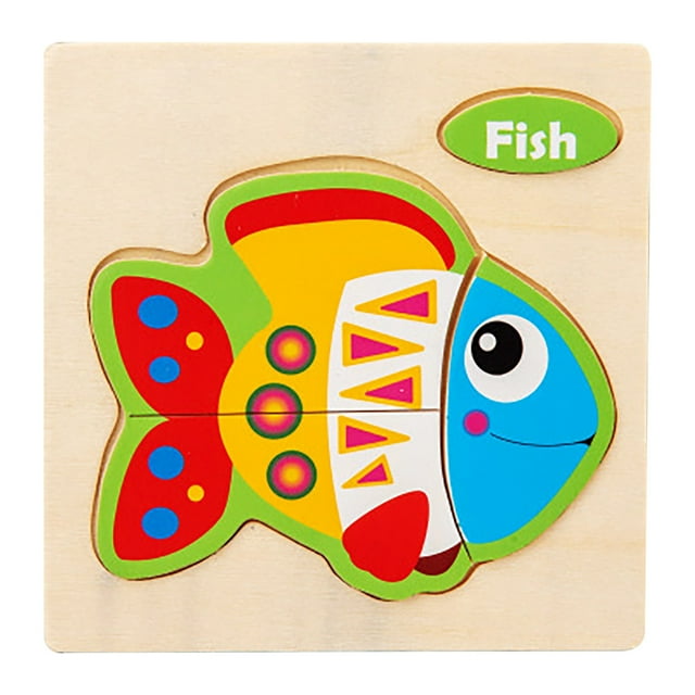 A Kids Wooden Puzzle Dinosaur Traffic Design Educational Toy For Fine Motor Development Hand Eye Coordination Practice 10.5X10.5X0.4 Inch