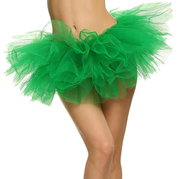 Tanhomme Tutus for Women Adult Tutu Tulle Skirts for Women Womens Tutu Skirts for Girls Teens Halloween Ballet Women's Sexy Puffy Skirt 5 Layer Cake Tutu Skirt