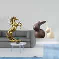 thumbnail image 2 of Elegante Juego De Caballo Y Figura Hecho A Mano Para Exhibir Sobre La Mesa, Perfecto Para Hoteles, Estanterías, Chimeneas, Mueble De TV Y Decoración De Jardín., 2 of 8