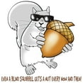 thumbnail image 3 of CafePress - Blind Squirrel Ash Grey T Shirt - Men's Classic Graphic T-Shirt, 3 of 4
