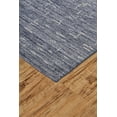 thumbnail image 3 of Feizy Lennox Modern Abstract, Blue/Ivory, 5' x 8' Area Rug Sheen Handmade Casual Solid Design Carpet for Living Dining Bed Room, 3 of 8
