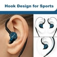 thumbnail image 5 of Hmusic Sports Earbuds Wired with Mic, USB Type C Metal Shell Earplugs In-Ear Headphones, Ear Hook Earphones for Running, Workout, Gym (Green), 5 of 7