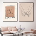 thumbnail image 5 of Pinky Swear One Line Drawing Art Print Minimalist Couple Love Decor Modern Wall Art Canvas Painting Poster Dormitorio Decoración del hogar, 5 of 5