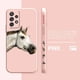 thumbnail image 3 of Funda para Samsung Galaxy A91 A73 A72 A71 A52 A51 A33 A31 A02S AO3S 4G 5G Color líquido funda de silicona caballos al galope, 3 of 5