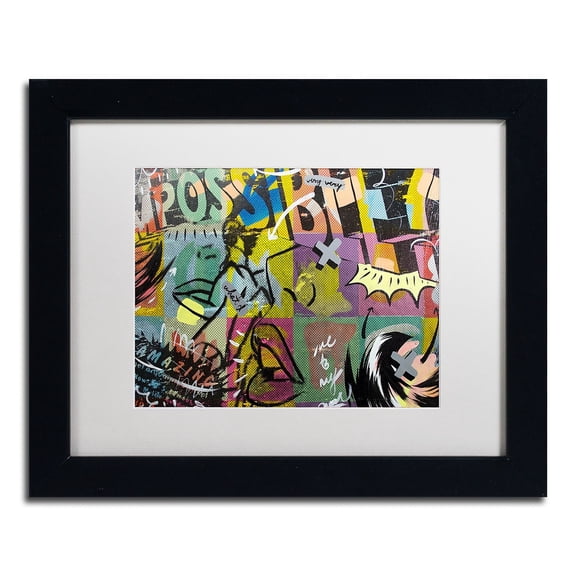 Dan Monteavaro 'IMPOSSIBLE' Matted Framed Art