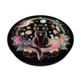 thumbnail image 2 of Empuñadura para teléfono celular Kawaii Pastel Goth Black Cat PopSockets, 2 of 6