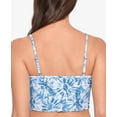 thumbnail image 3 of Salt + Cove MIDNIGHT BLUE Juniors' Tie-Dyed Ribbed Midkini Swim Top, US D/DD, 3 of 4