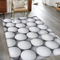 thumbnail image 2 of Area Rugs for Living Room Bedroom, Golf 4'x6' Rug Washable Carpet Runner Indoor Outdoor, Modern Geometric Abstract Balls Textured Non Slip Accent Floor Mats Rug for Kitchen, Office, 2 of 8