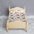 thumbnail image 2 of FELTECHELECTR 1 pieza exquisita mini casa cama mini cama individual miniatura decoración muebles modelo, 2 of 7