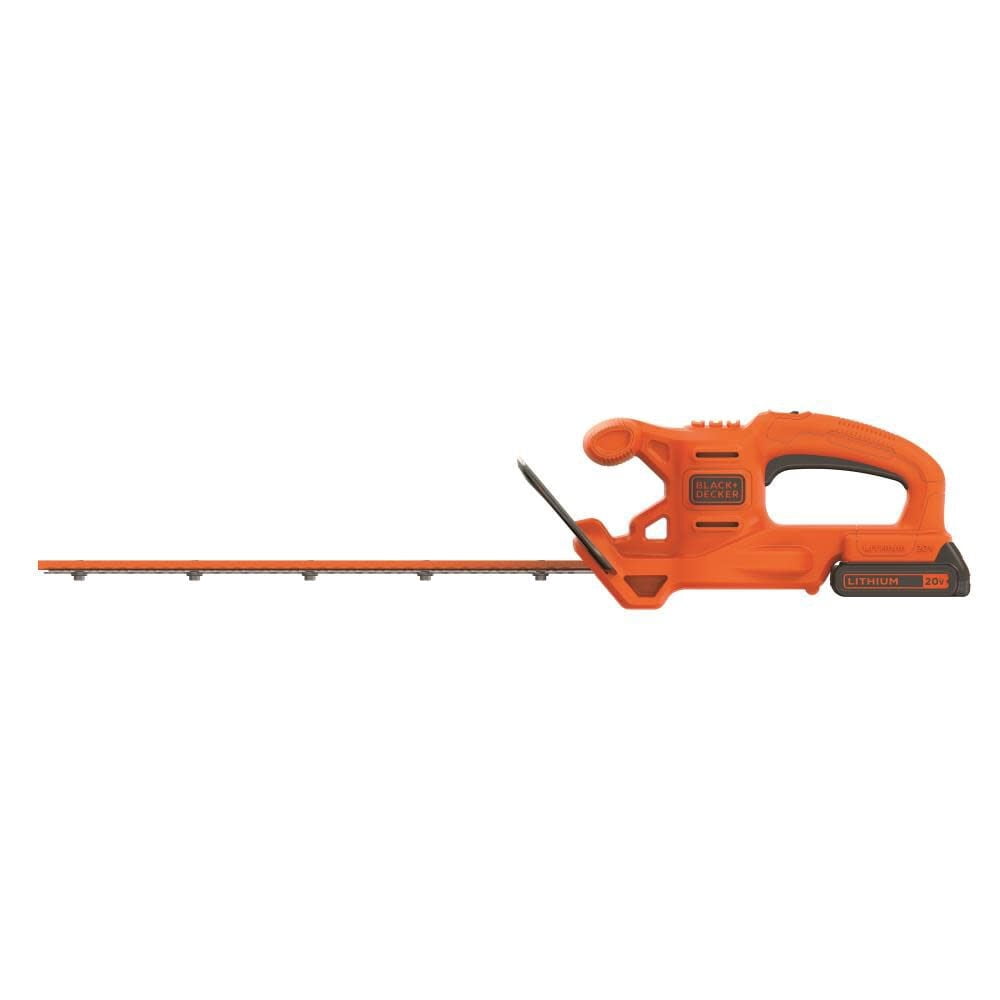 BLACK+DECKER 20V MAX* Cordless Hedge Trimmer, Battery & Charger Included, (LHT218C1)