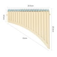 thumbnail image 4 of Pan Flute,C With Wind With 18 S Pan Panpipes Pan S With 18 Pipes Pan Key Flute Huiop 18 Pans Pan S Pan Pipes Pan Flute Dsfen, 4 of 6