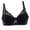 Black, variant on Women’s Push Up Lace Bra Comfort Padded Underwire Bra Lift Up 70B/75B/80B/85B/90B