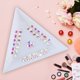 thumbnail image 4 of Jollin Pegamento Fix Flatback Rhinestones Cristal Diamantes Gemas Para Nail Art Crafts Decoraciones Ropa Zapatos (Ss16 1440Pcs Transparente Ab), 4 of 5