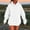 White, variant on EchfiProm Long Sweatshirt for Women Hooded Gray Pullover Long Sleeve Pocket Solid Color Comfort Hoodie