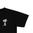 thumbnail image 4 of Peanuts Women's Shirt, Classic Embroidered Print Cartoon Snoopy T-shirt Black – XL, 4 of 6