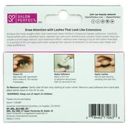 Salon Perfect Extension Seeker C-Curl False Eyelashes, Black, 662, 2 Pairs