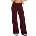 thumbnail image 1 of Leggings de entrenamiento for mujer, pantalones de Yoga sin costuras, de pierna ancha, acampanados, de cintura alta, suaves, sin costura frontal, gimnasio, Control de barriga, 1 of 5