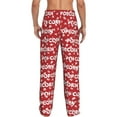 thumbnail image 3 of Goofa Popcorn2 Pattern Printed Soft Pajama Pants for Men, Wide Leg Comfy Casual Lounge Yoga Pants-Large, 3 of 9