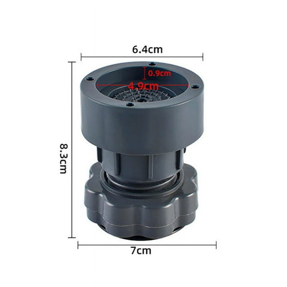 1Pc Adjustable Height Washing Machine Anti Vibration Pad Shock Non Slip Feet Mat