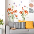 thumbnail image 3 of Adhesivo de pared con estampado de flores superbonito, decoración de pared para sala de estar, dormitorio TUNC Sencillez, 3 of 5