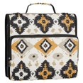 thumbnail image 5 of FORMRS Zipper Binder with Shoulder Strap 2-inch Ring 500 Sheet Capacity File Bag, White and Black, 5 of 5
