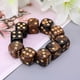 thumbnail image 2 of 10 Pcs 16mm Resin Dice D6 Black Gold Points Round Edges Ktv Bar Nightclub Entert, 2 of 5