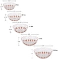 thumbnail image 6 of Classic Cuisine Glass Mixing Bowls - 20PC Mixing Bowls with Lids Set - Microwave and Dishwasher Safe Bowls - Kitchen Essentials (Strawberry), 6 of 8