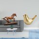 thumbnail image 2 of Figura decorativa de , escultura de pájaro, estatua coleccionable para escritorio, estantería, mueble de sala de estar, decoración del h, 2 of 8