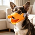 thumbnail image 6 of Duck Bill Silicone Dog Muzzle, Soft Breathable Mouth Cover, Adjustable Anti Biting Barking Muzzle, Anti Scavenging Guard, Small Medium Dogs, 6 of 6
