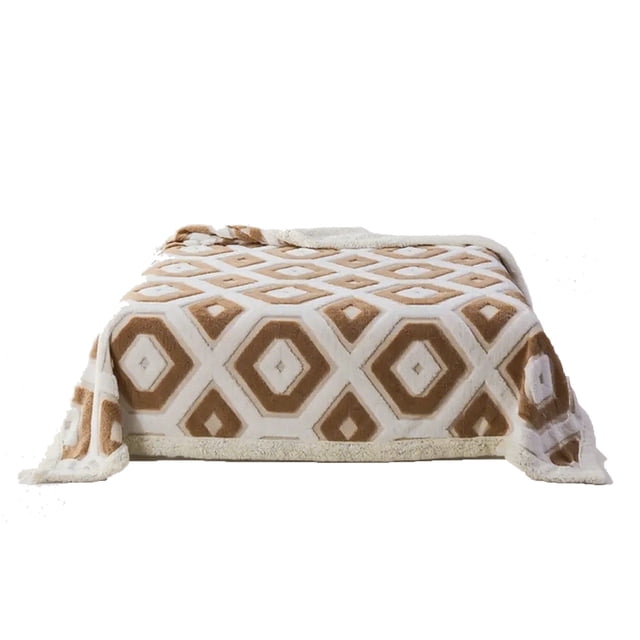 Couverture Jetée Douce, Couverture Jetée Légère à Double Couche pour Adultes, Douce et Chaude pour Sofa et Lit, Lavable à la Machine pour une Utilisation Toutes Saisons