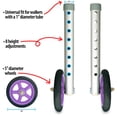 thumbnail image 2 of Kit de ruedas para andador Top Glides TG0071, ruedas deportivas de 5", 2 of 7